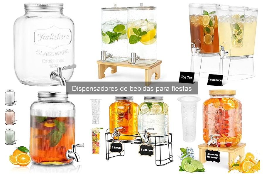 Tipos de dispensadores de bebidas para fiestas: características y usos