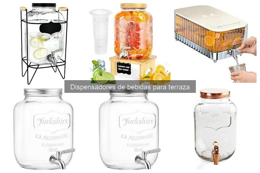 Tipos de dispensadores de bebidas para terraza: Guía completa