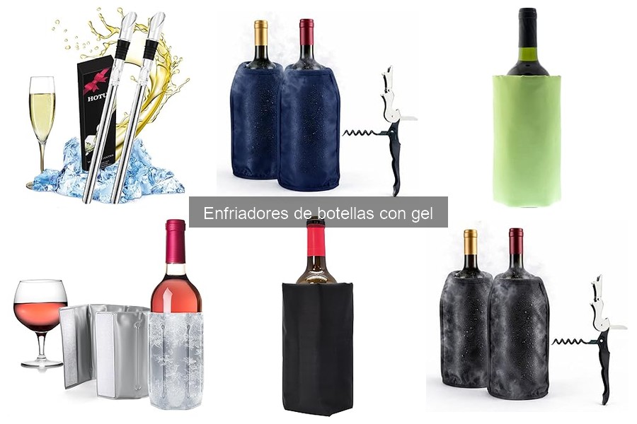 Tipos de enfriadores de botellas con gel para elegir