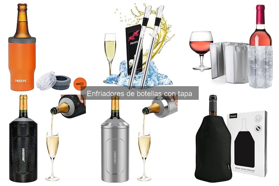 Tipos de enfriadores de botellas con tapa: Guía completa