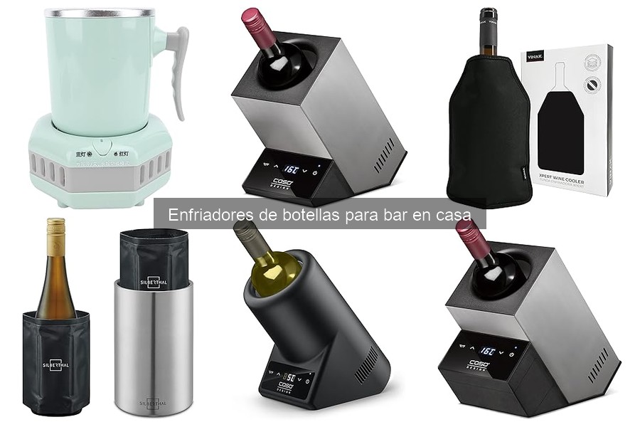 Tipos de enfriadores de botellas para bar en casa