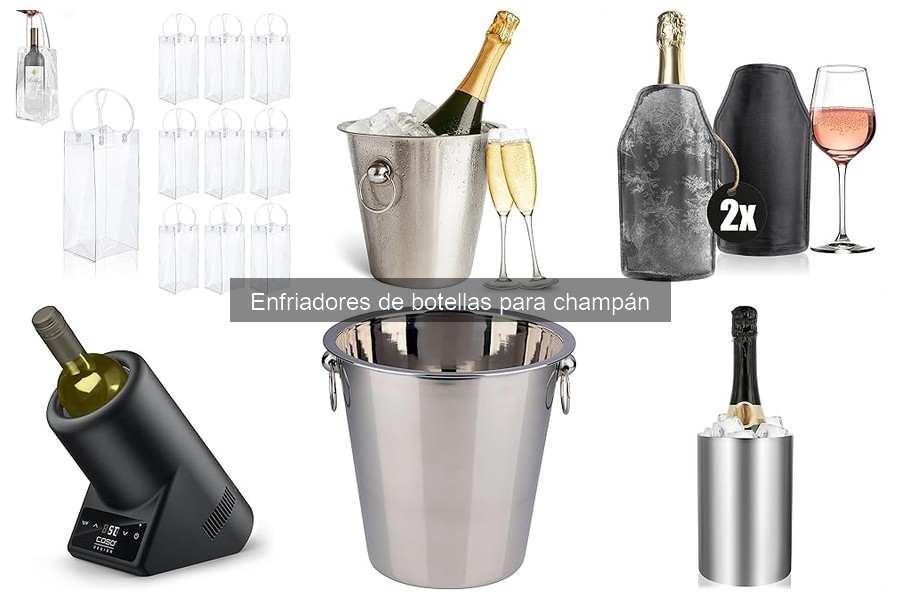 Tipos de enfriadores de botellas para champán: guía completa