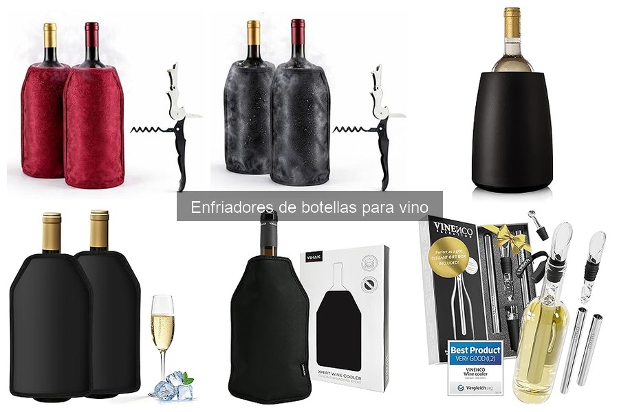 Tipos de enfriadores de botellas para vino: guía completa