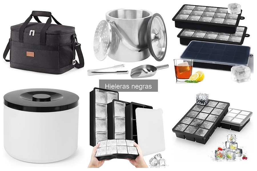 Tipos de hieleras negras: opciones y características