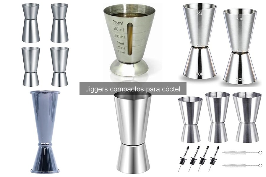Tipos de jiggers compactos para cóctel: Guía completa