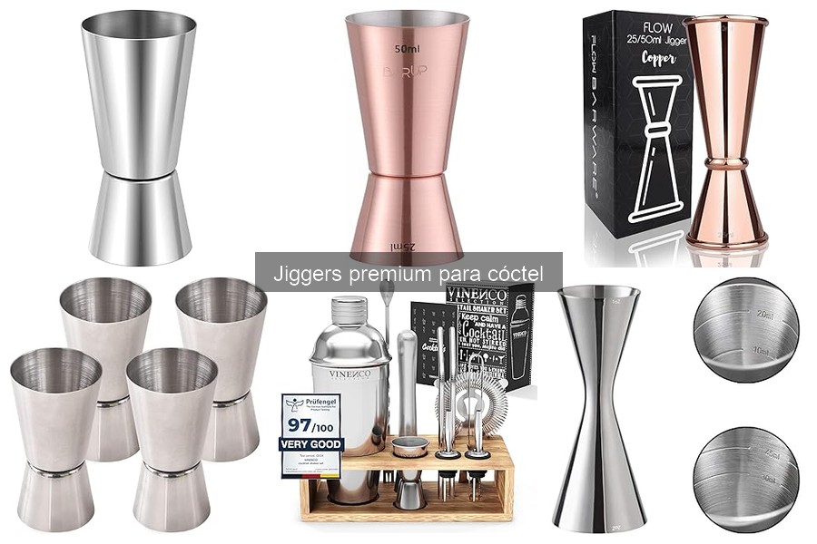 Tipos de jiggers premium y sus características esenciales