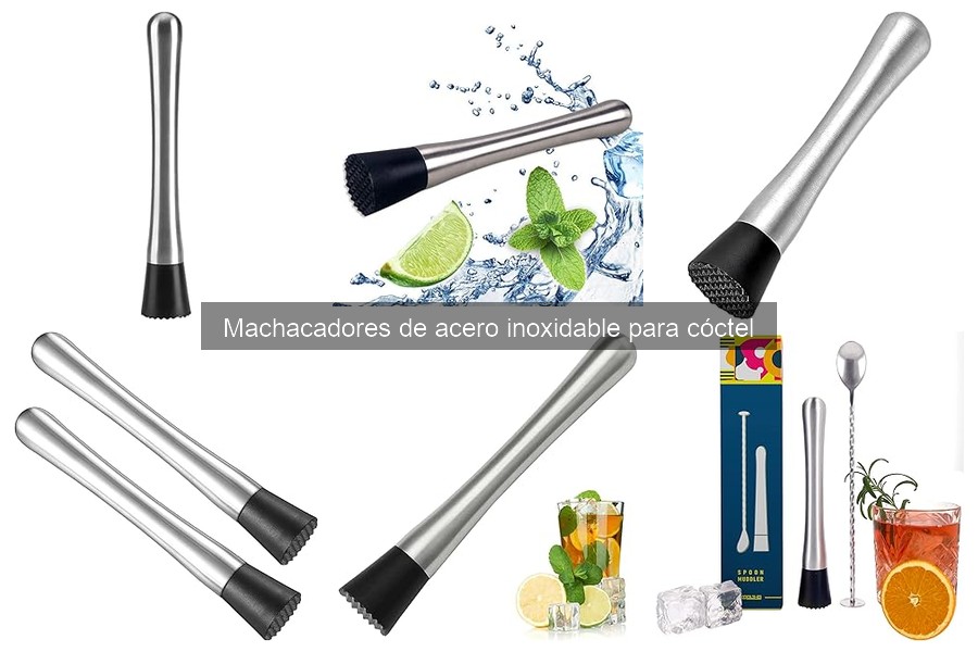 Tipos de machacadores de acero inoxidable y sus usos