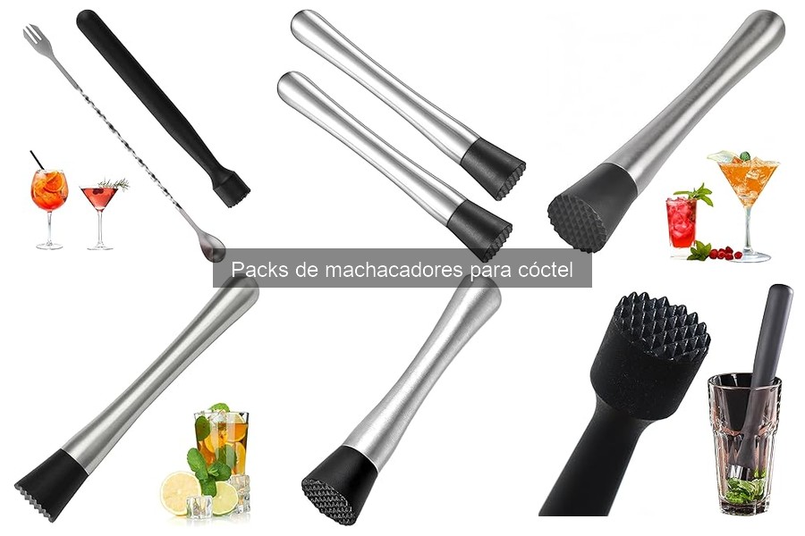 Tipos de machacadores para cócteles: ¡Elige el mejor!
