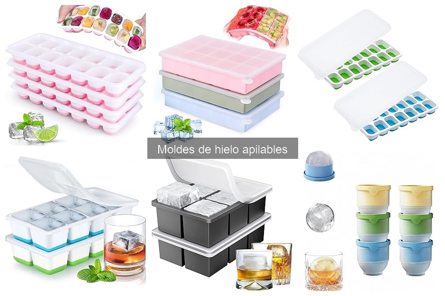 Tipos de Moldes de Hielo Apilables para tu Bar en Casa