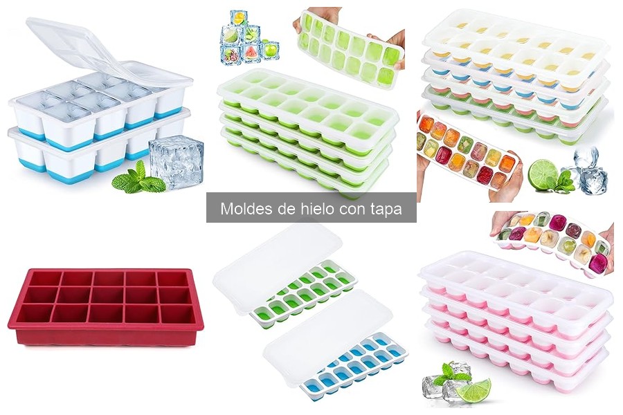 Tipos de moldes de hielo con tapa: Guía completa