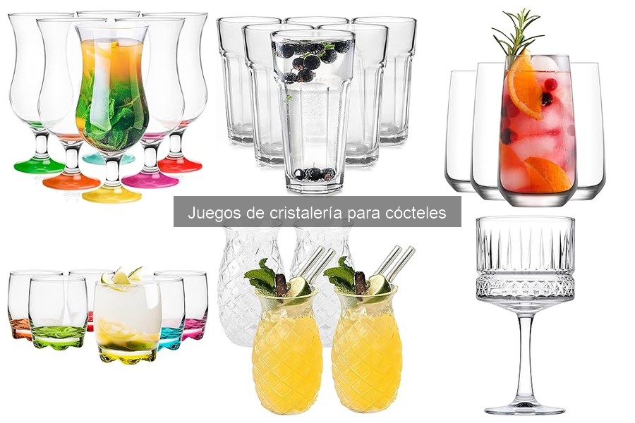 Tips para Presentar Cócteles Atractivos en Cristalería