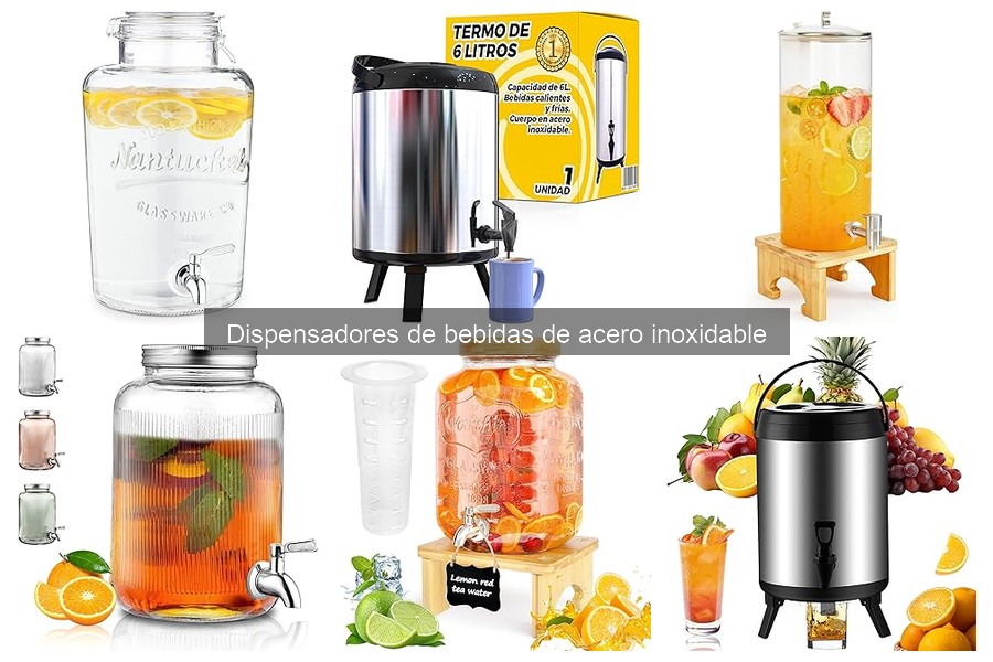 Usos creativos de dispensadores de bebidas de acero inoxidable
