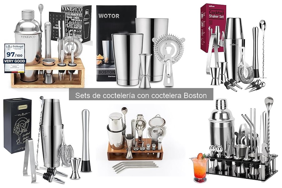 Ventajas de la Coctelera Boston frente a otras Cocteleras
