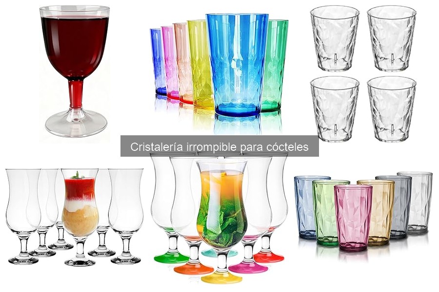 Ventajas de la Cristalería Irrompible para Cócteles en Casa