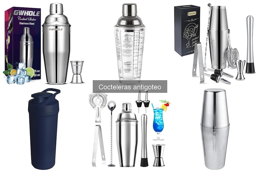 Ventajas de las Cocteleras Antigoteo para tu Bar en Casa
