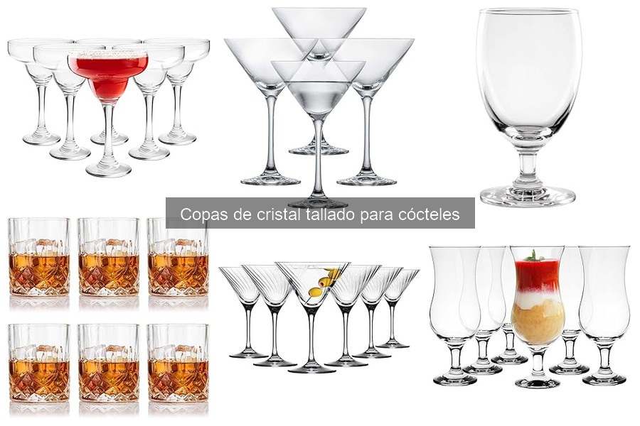 Ventajas de las copas de cristal tallado para cócteles