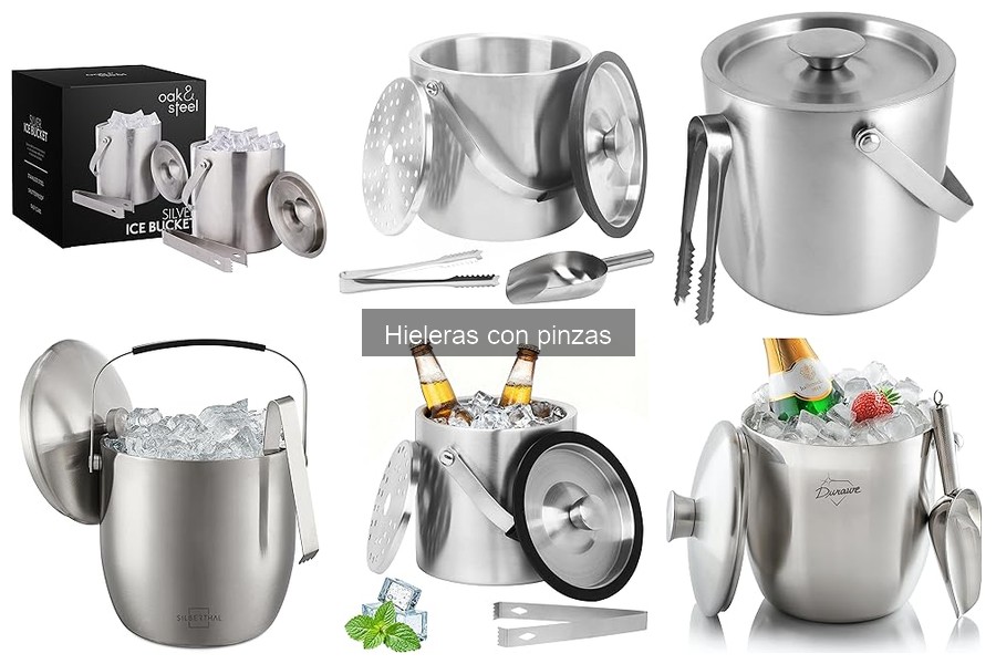 Ventajas de las hieleras con pinzas para tus bebidas