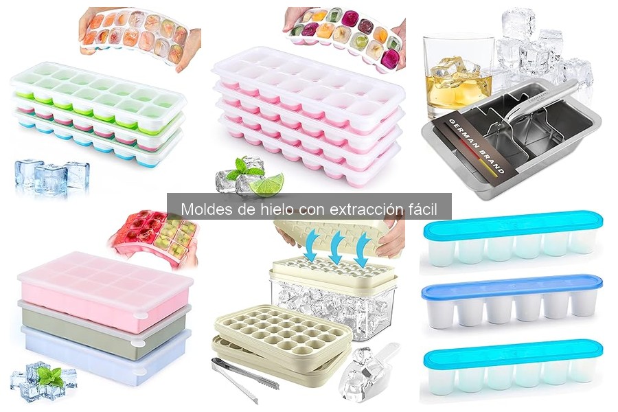 Ventajas de los moldes de hielo con extracción fácil