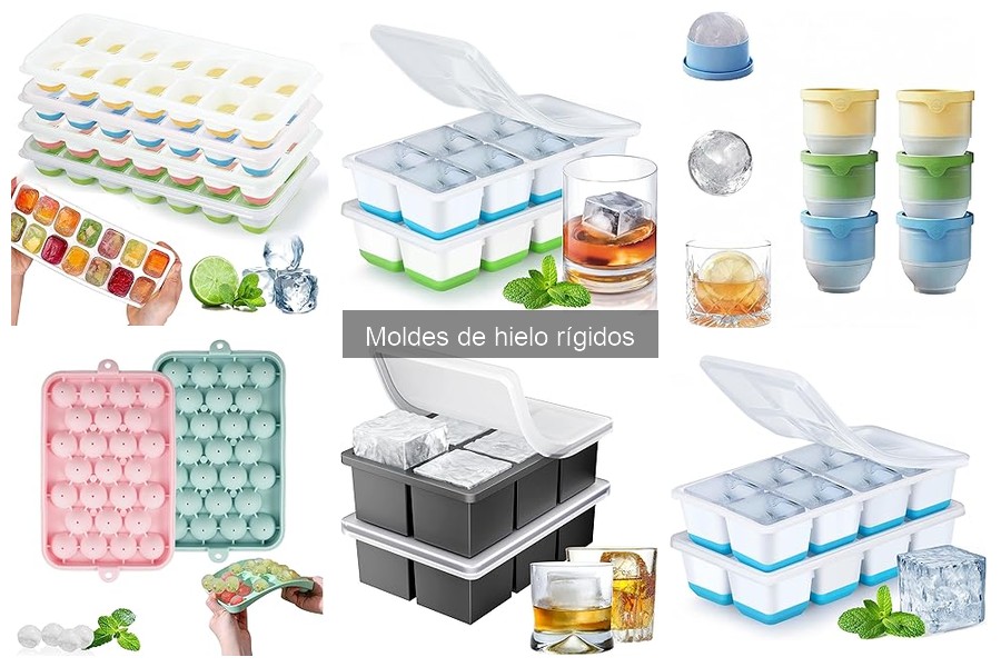 Ventajas de Moldes de Hielo Rígidos vs Silicona