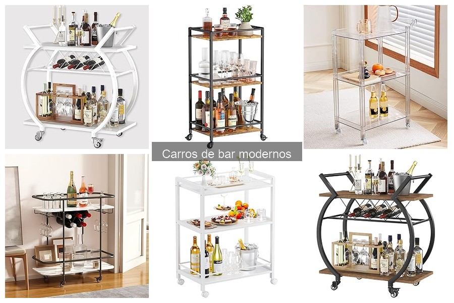 Ventajas de tener un carro de bar moderno en casa