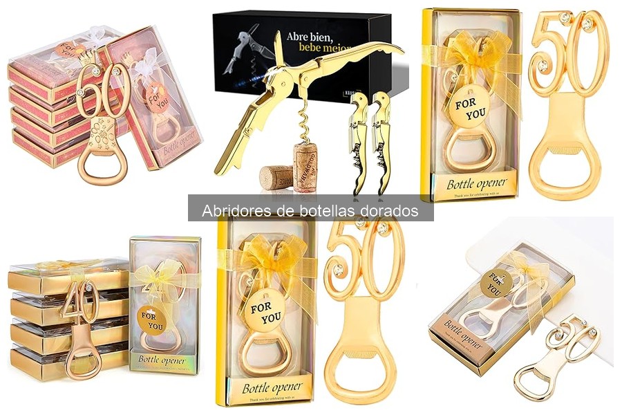 Ventajas de Usar Abridores de Botellas Dorados en Casa