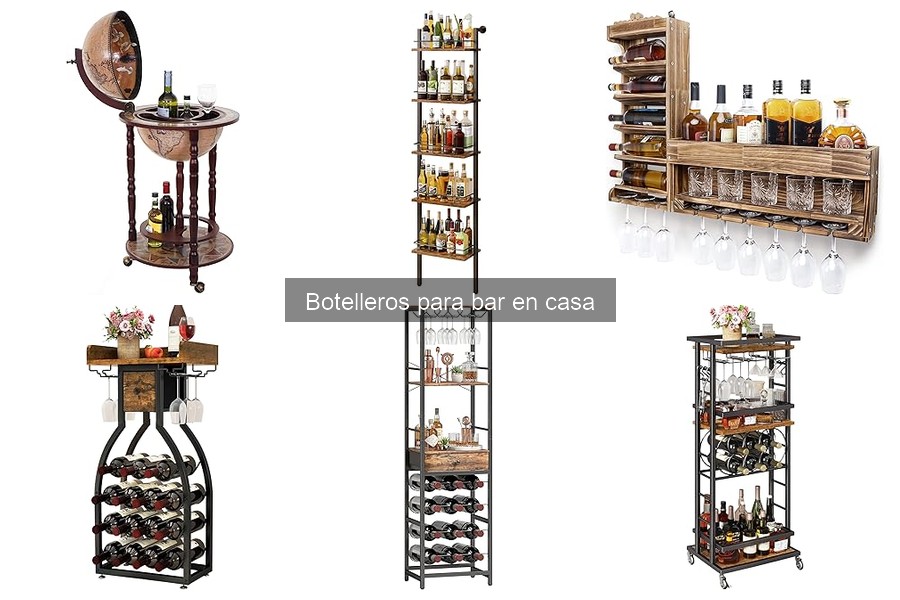 Ventajas de usar botelleros en casa para tu bar
