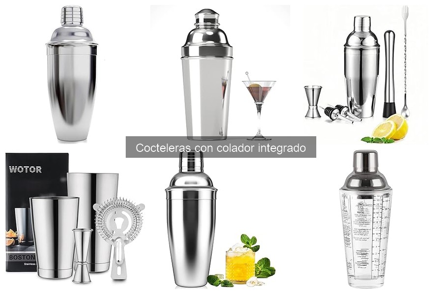 Ventajas de usar cocteleras con colador integrado