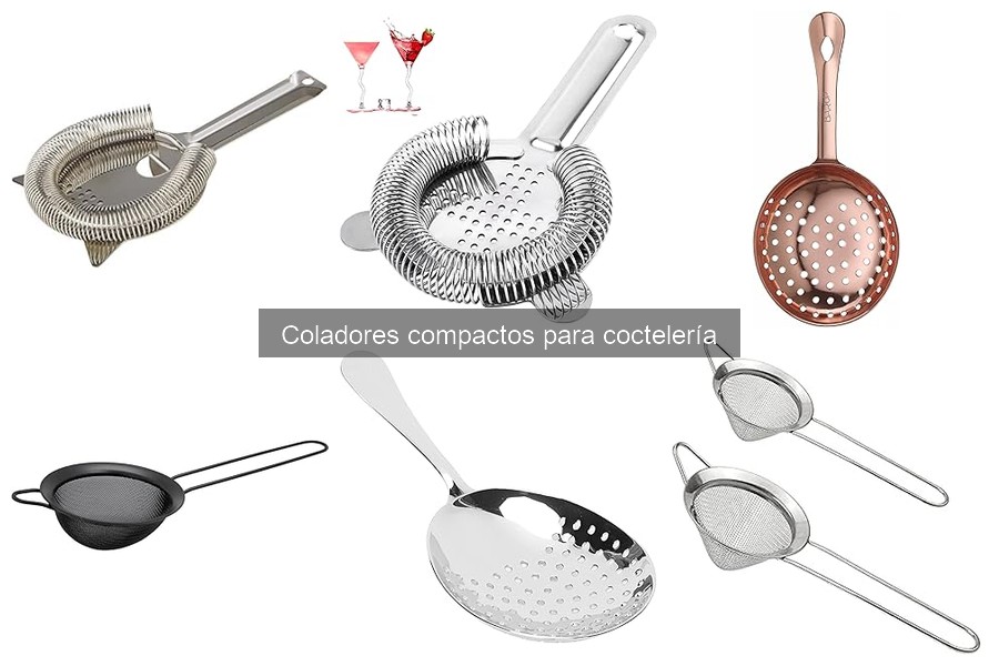 Ventajas de usar coladores compactos en tu bar en casa