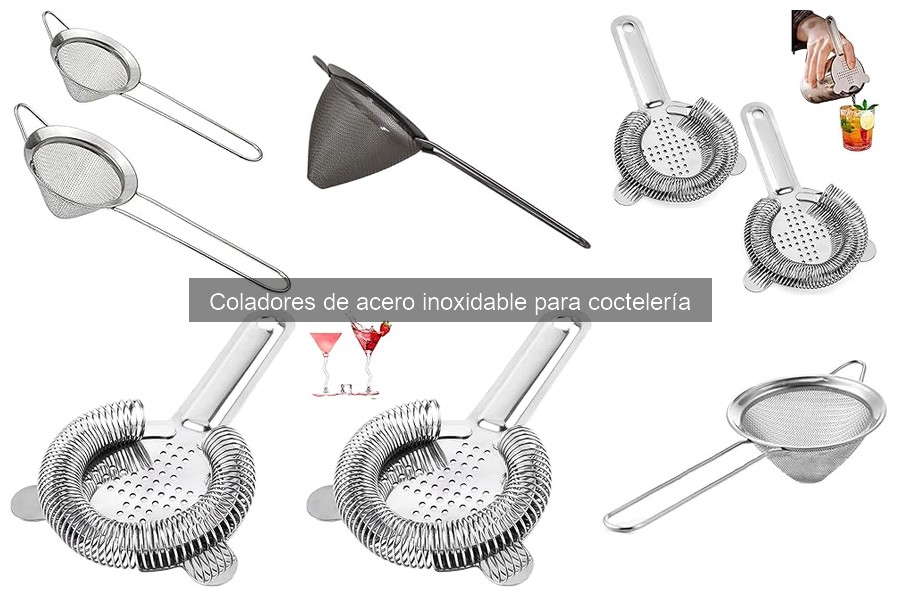 Ventajas de usar coladores de acero inoxidable en coctelería