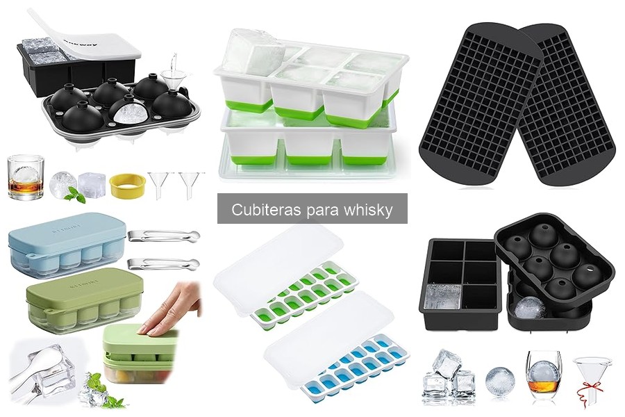 Ventajas de usar cubiteras para whisky en casa