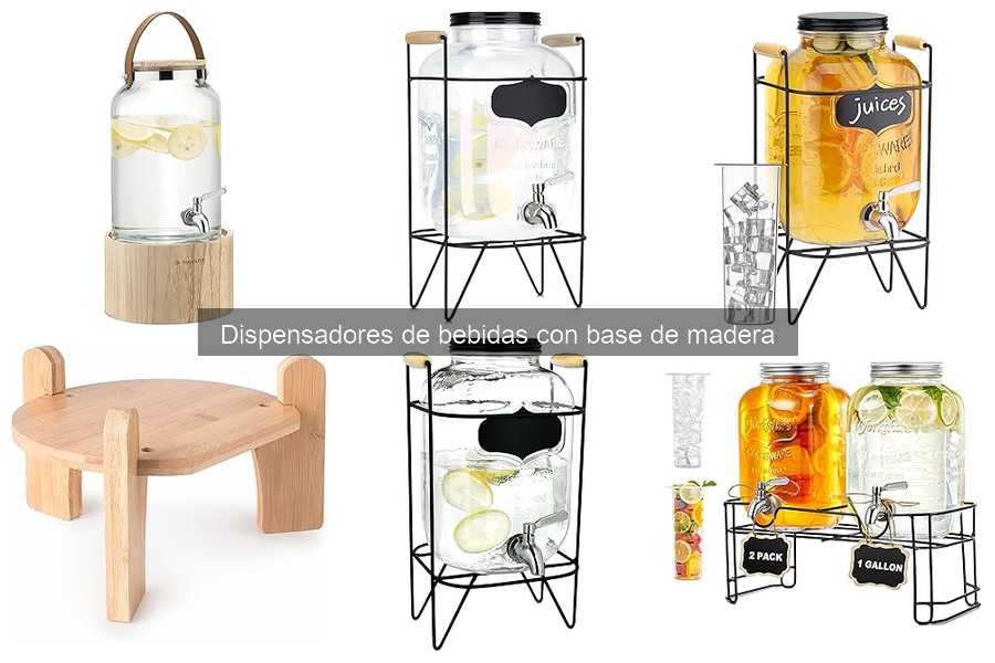 Ventajas de usar dispensadores de bebidas de madera