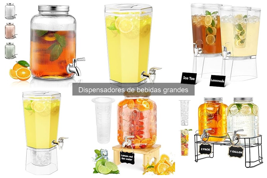 Ventajas de usar dispensadores de bebidas grandes en casa
