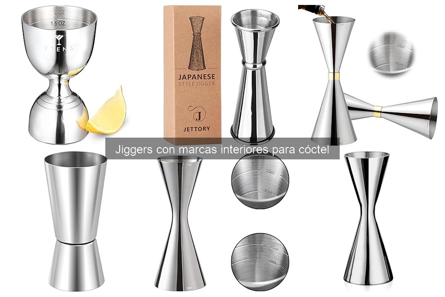 Ventajas de usar jiggers con marcas interiores en coctelería