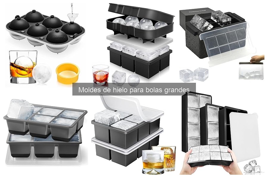 Ventajas de usar moldes de hielo para bolas grandes en bebidas