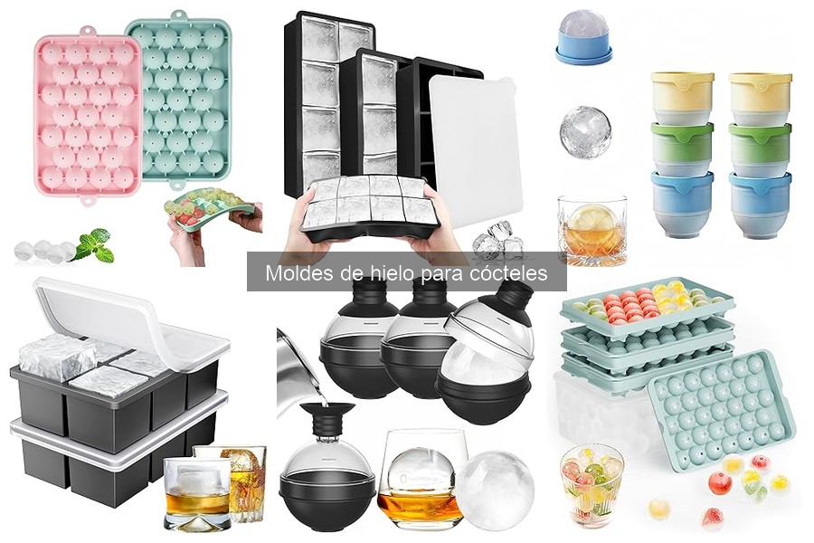 Ventajas de usar moldes de hielo para cócteles