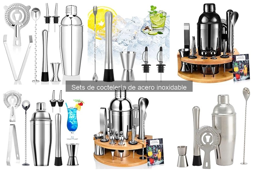Ventajas del acero inoxidable en sets de coctelería