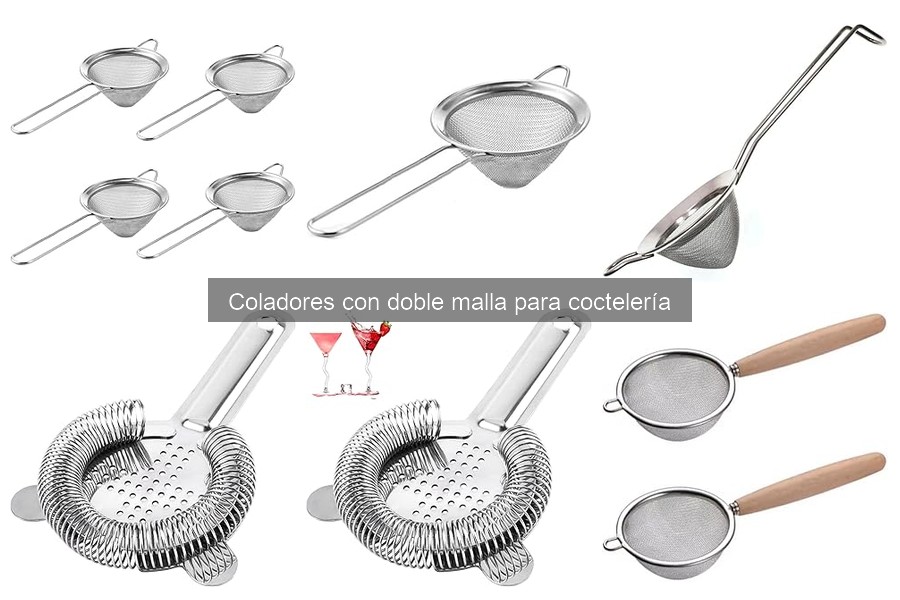 Ventajas del Colador de Doble Malla en Coctelería