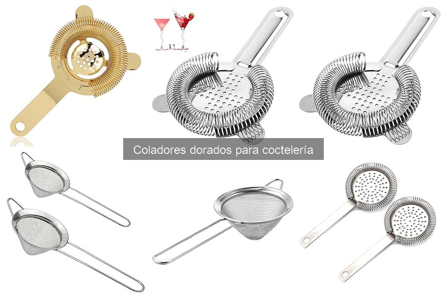Ventajas del colador dorado para cocktails en casa