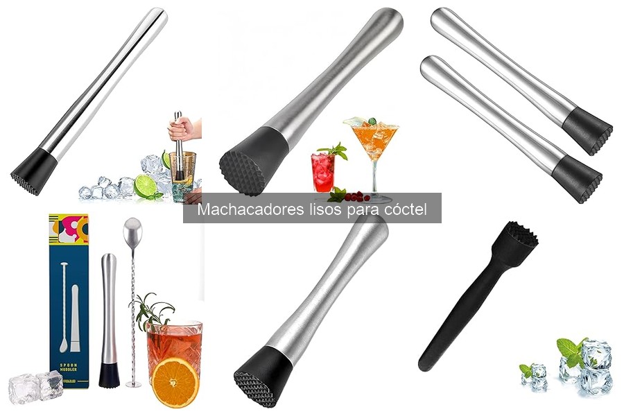 Ventajas del Machacador Liso en Cócteles para Sabor Perfecto