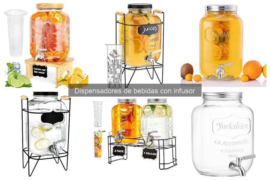 Ventajas y desventajas de dispensadores de bebidas con infusor