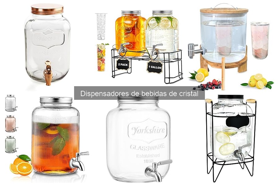 Ventajas y desventajas de dispensadores de bebidas de cristal