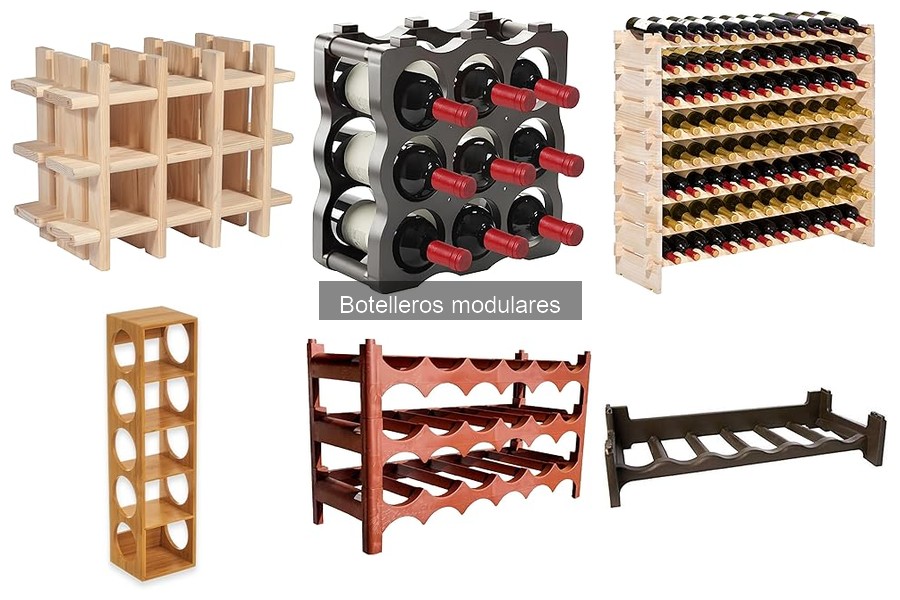 Ventajas y desventajas de los botelleros modulares