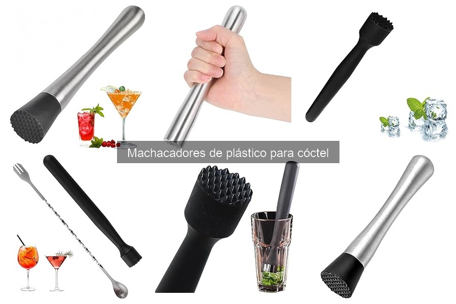 Ventajas y desventajas de machacadores de plástico para cócteles
