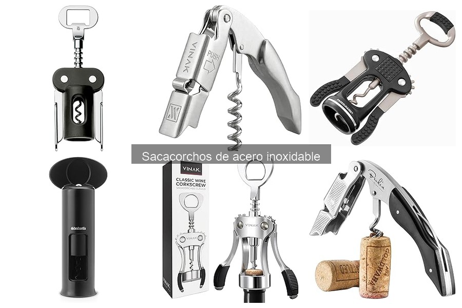 Ventajas y desventajas de sacacorchos de acero inoxidable