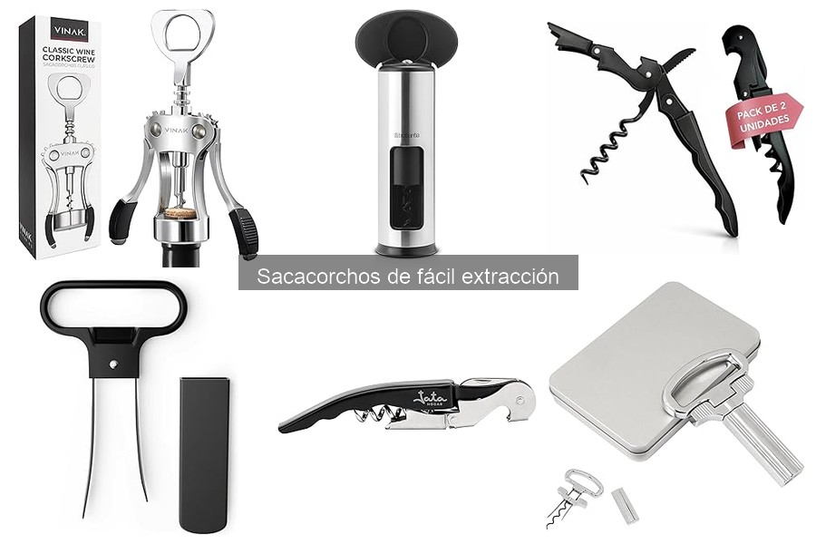 Ventajas y desventajas de sacacorchos de fácil extracción