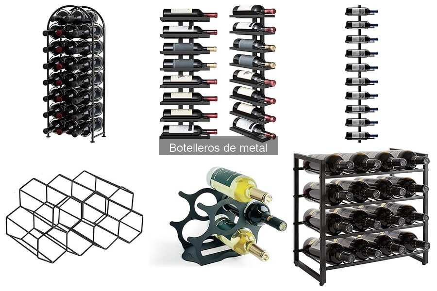 Ventajas y desventajas de un botellero de metal