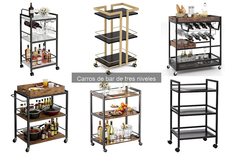 Ventajas y Desventajas de un Carro de Bar de Tres Niveles