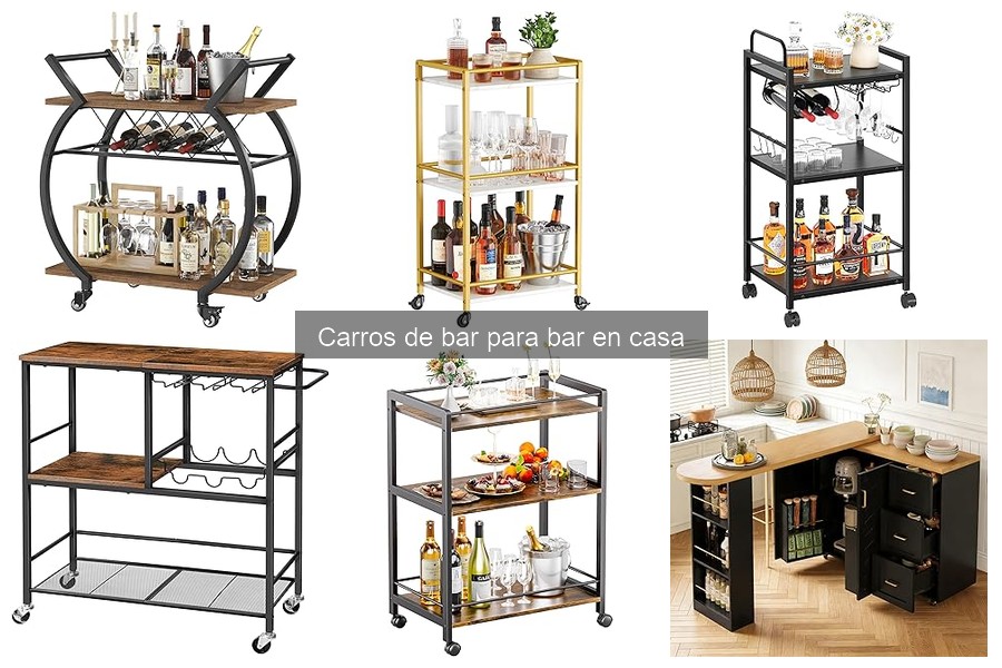 Ventajas y desventajas de un carro de bar en casa